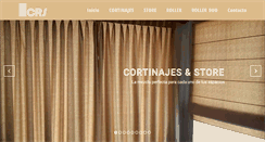 Desktop Screenshot of cortinajes-store.cl